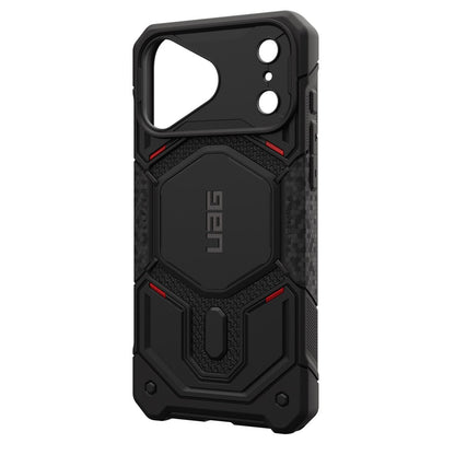 Husa MagSafe pentru Apple iPhone 18 Pro Max / 17 Pro Max, Urban Armor Gear, Monarch Pro Kevlar, Neagra