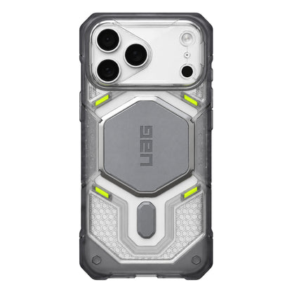 Husa MagSafe pentru Apple iPhone 18 Pro Max / 17 Pro Max, Urban Armor Gear, Monarch Pro, Argintie
