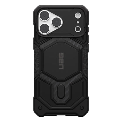 Husa MagSafe pentru Apple iPhone 18 Pro Max / 17 Pro Max, Urban Armor Gear, Monarch Pro Carbon, Neagra