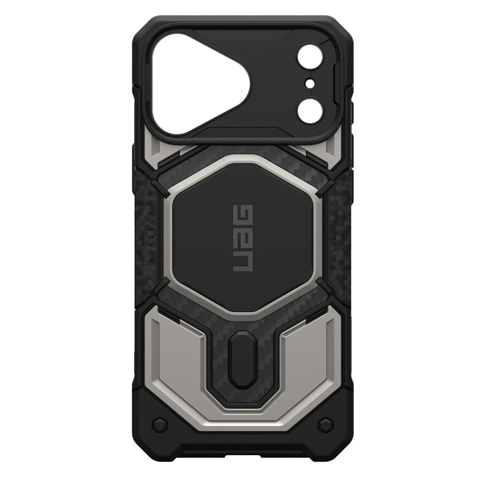 Husa MagSafe pentru Apple iPhone 18 Pro Max / 17 Pro Max, Urban Armor Gear, Monarch Pro, Gri