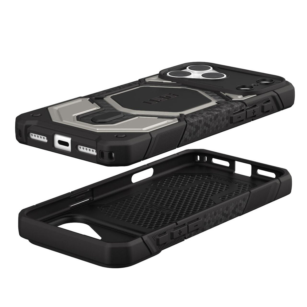 Husa MagSafe pentru Apple iPhone 18 Pro Max / 17 Pro Max, Urban Armor Gear, Monarch Pro, Gri