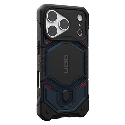 Husa MagSafe pentru Apple iPhone 18 Pro Max / 17 Pro Max, Urban Armor Gear, Monarch Pro Kevlar, Bleumarin