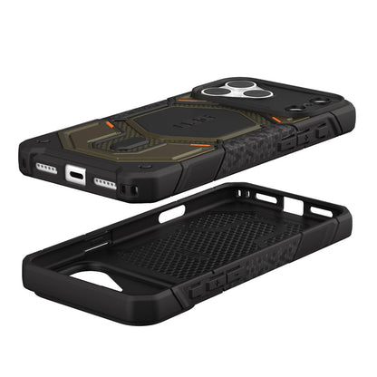 Husa MagSafe pentru Apple iPhone 18 Pro Max / 17 Pro Max, Urban Armor Gear, Monarch Pro Kevlar, Verde