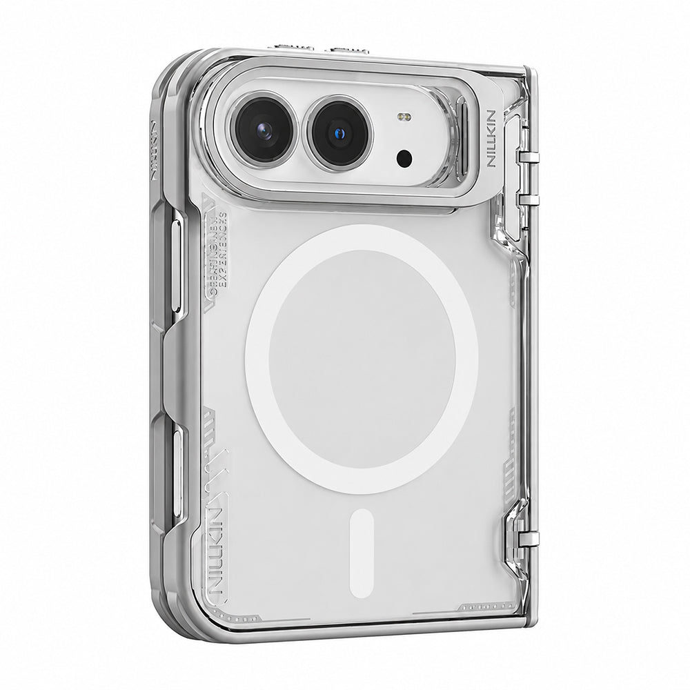 Husa MagSafe pentru Apple iPhone Duo, Nillkin, Iceblade Prop, Gri