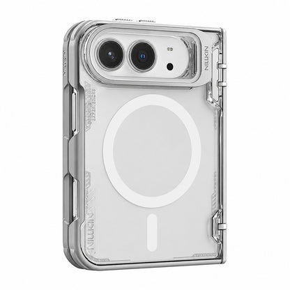 Husa MagSafe pentru Apple iPhone Duo, Nillkin, Iceblade Prop, Gri