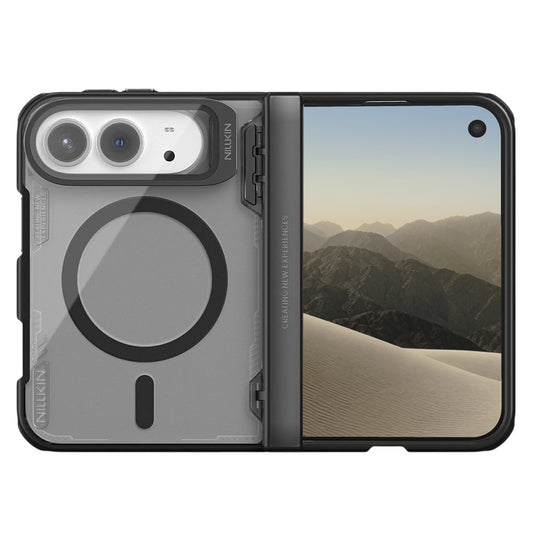 Husa MagSafe pentru Apple iPhone Duo, Nillkin, Iceblade Prop, Neagra