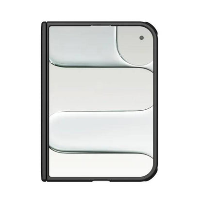 Husa MagSafe pentru Apple iPhone Duo, Nillkin, Super Frosted Shield, Neagra Transparenta Satinata
