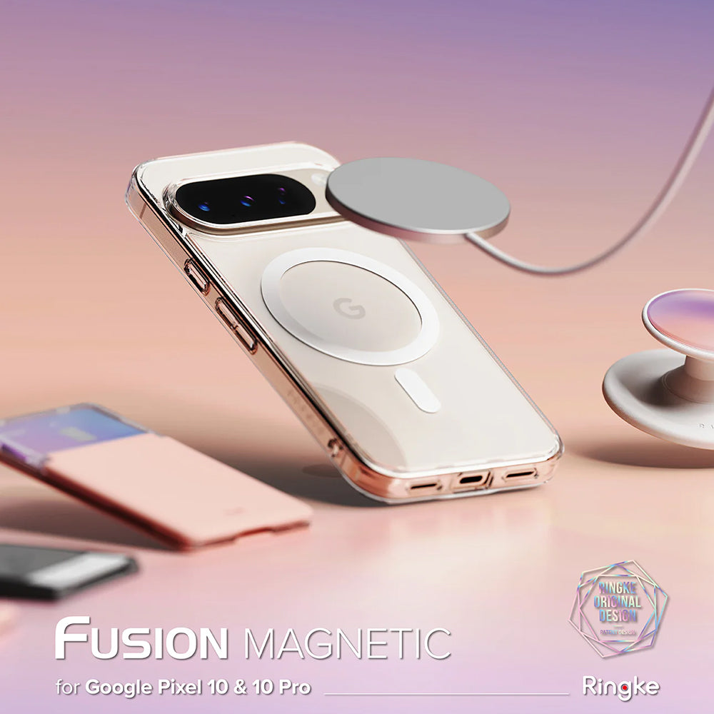 Husa MagSafe pentru Google Pixel 10 Pro / 10, Ringke, Fusion, Transparenta