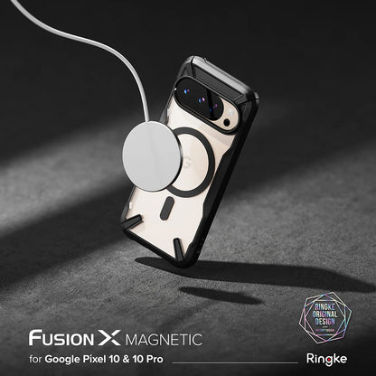 Husa MagSafe pentru Google Pixel 10 Pro / 10, Ringke, Fusion X, Neagra