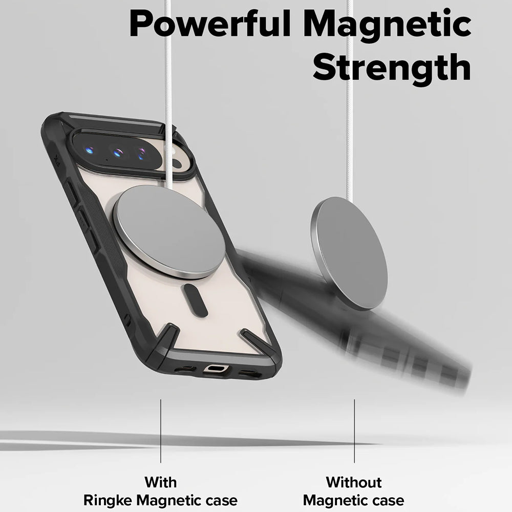 Husa MagSafe pentru Google Pixel 10 Pro / 10, Ringke, Fusion X, Neagra