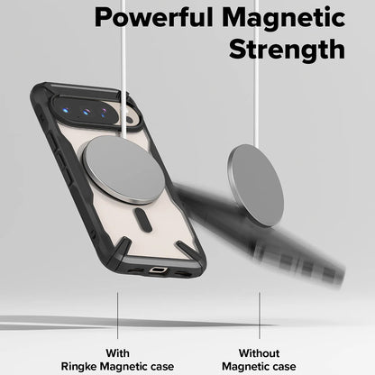 Husa MagSafe pentru Google Pixel 10 Pro / 10, Ringke, Fusion X, Neagra