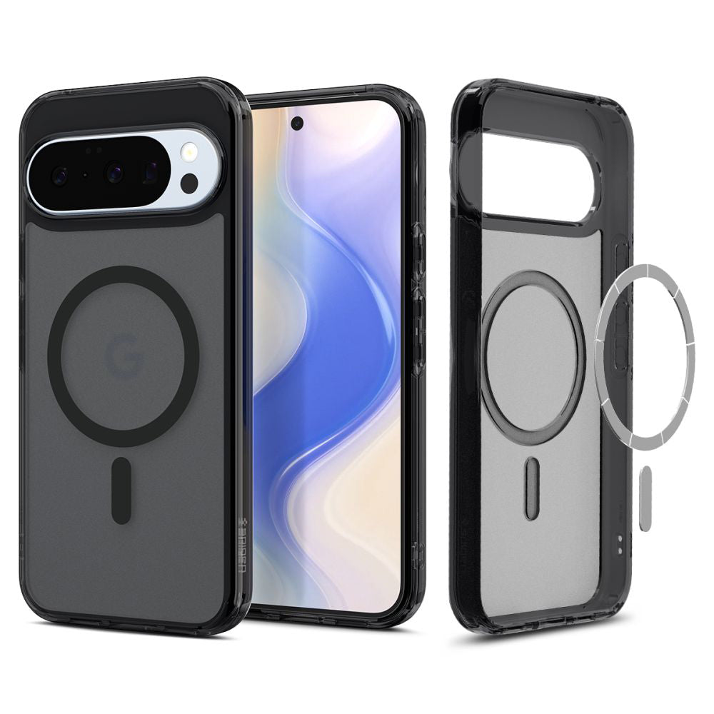 Husa MagSafe pentru Google Pixel 10 Pro / 10, Spigen, Ultra Hybrid, Neagra Satinata ACS09703