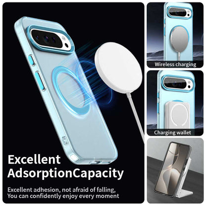 Husa MagSafe pentru Google Pixel 10 Pro / 10, Techsuit, CandyCase, Albastra