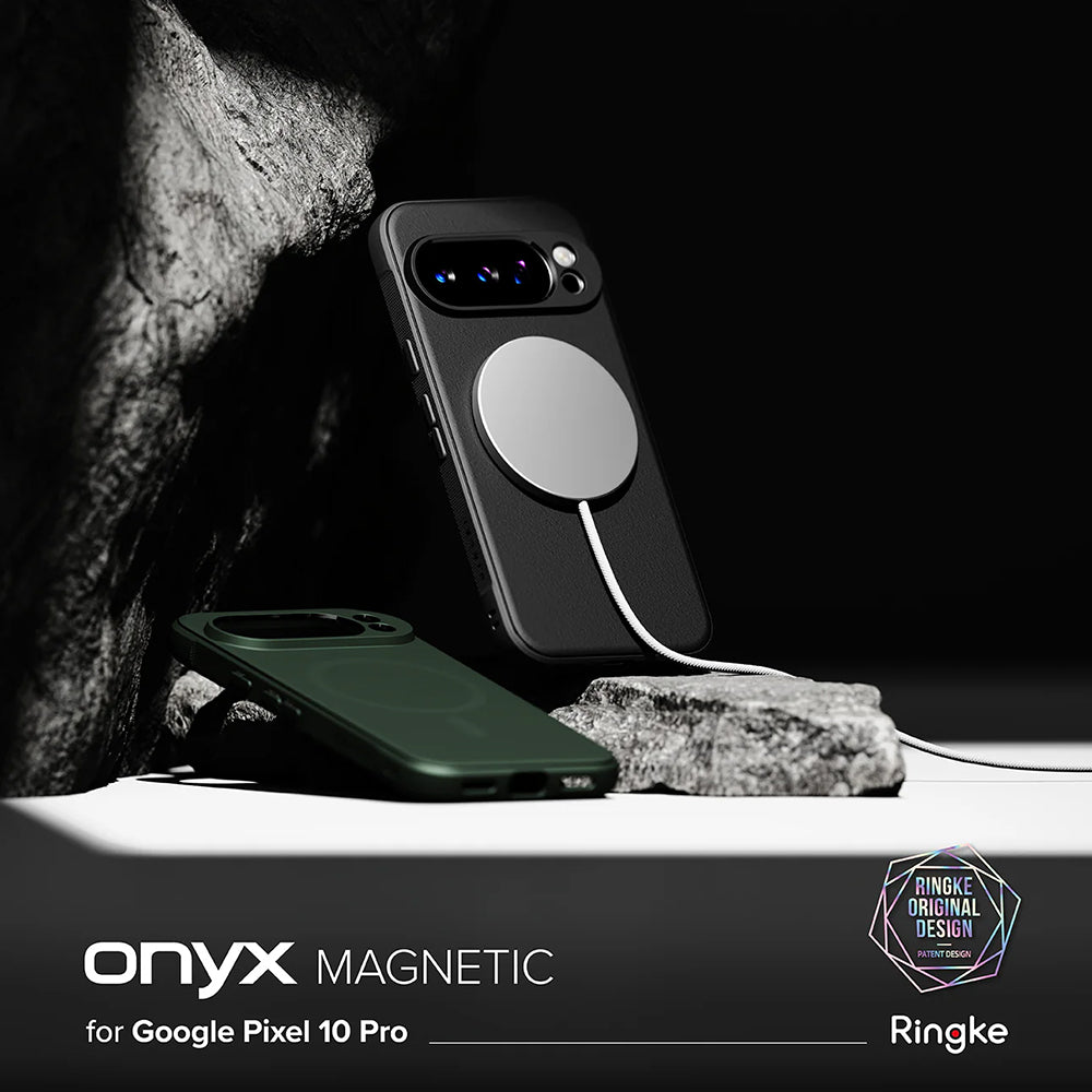 Husa MagSafe pentru Google Pixel 10 Pro, Ringke, Onyx, Verde Inchis