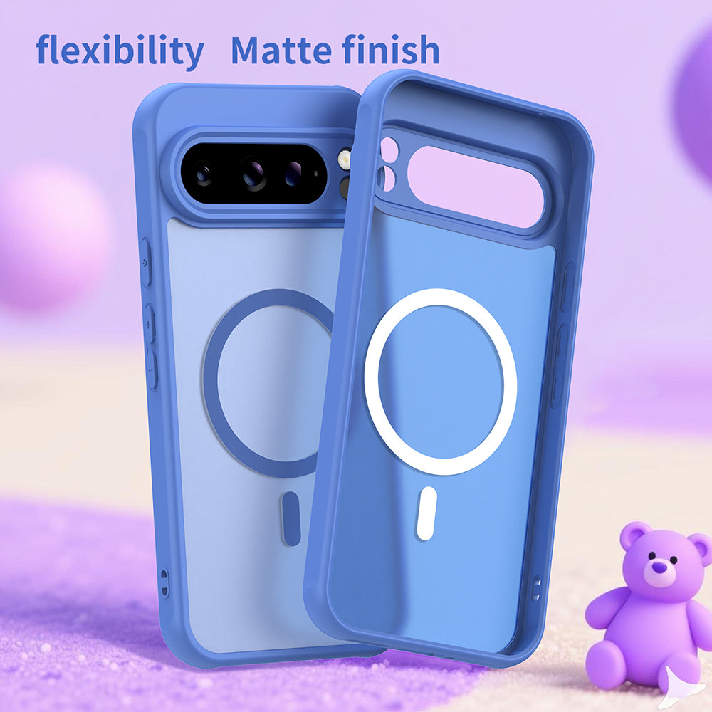 Husa MagSafe pentru Google Pixel 10 Pro, Techsuit, HaloFrost II, Albastra