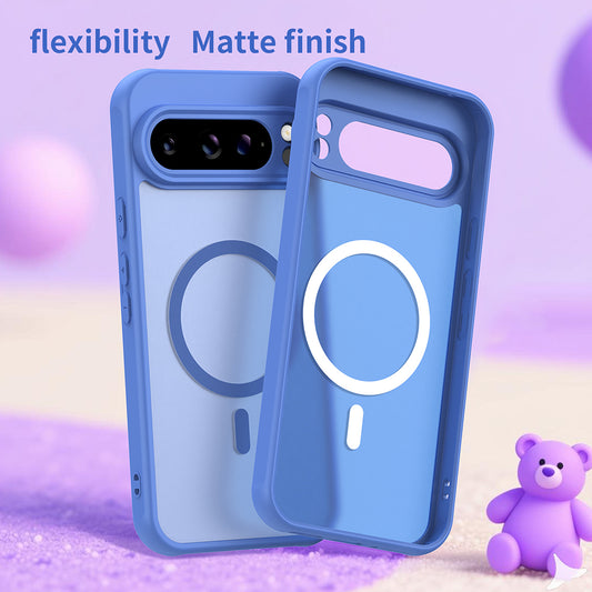 Husa MagSafe pentru Google Pixel 10 Pro, Techsuit, HaloFrost II, Albastra