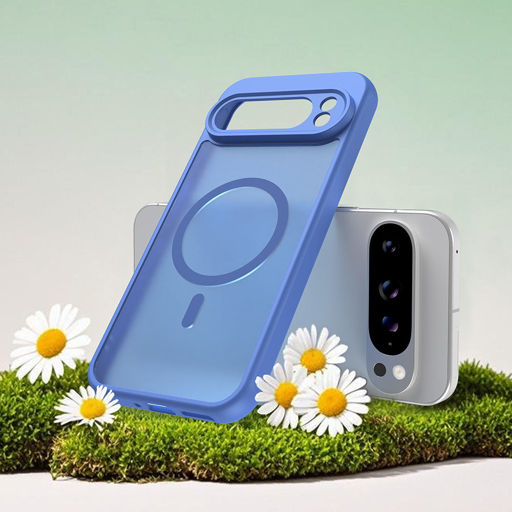 Husa MagSafe pentru Google Pixel 10 Pro, Techsuit, HaloFrost II, Albastra