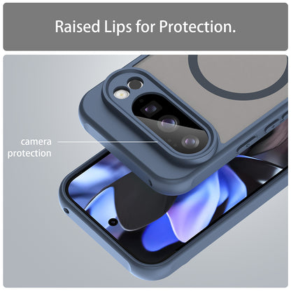 Husa MagSafe pentru Google Pixel 10 Pro, Techsuit, HaloFrost II, Bleumarin