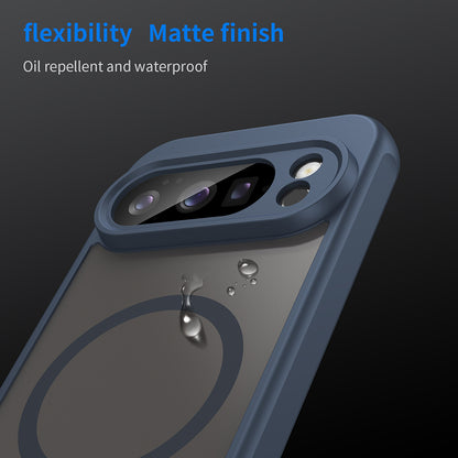 Husa MagSafe pentru Google Pixel 10 Pro, Techsuit, HaloFrost II, Bleumarin