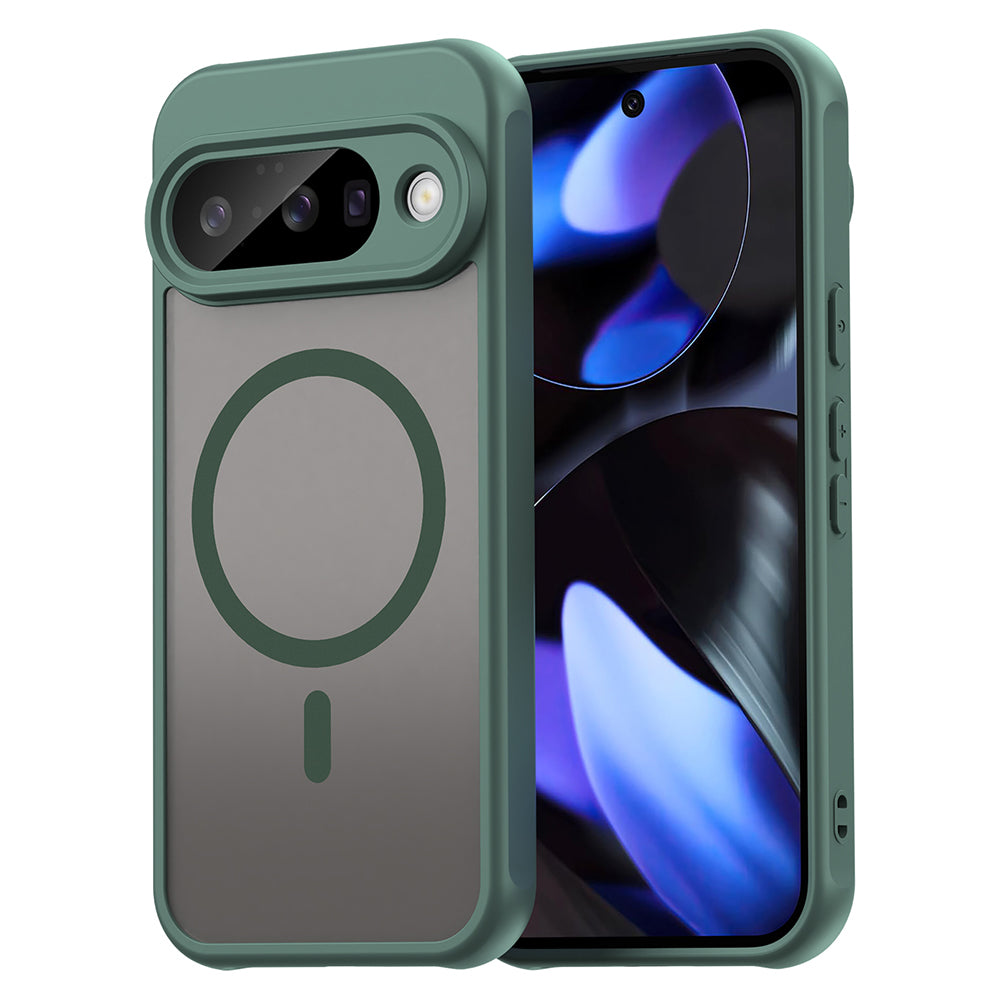 Husa MagSafe pentru Google Pixel 10 Pro, Techsuit, HaloFrost II, Verde