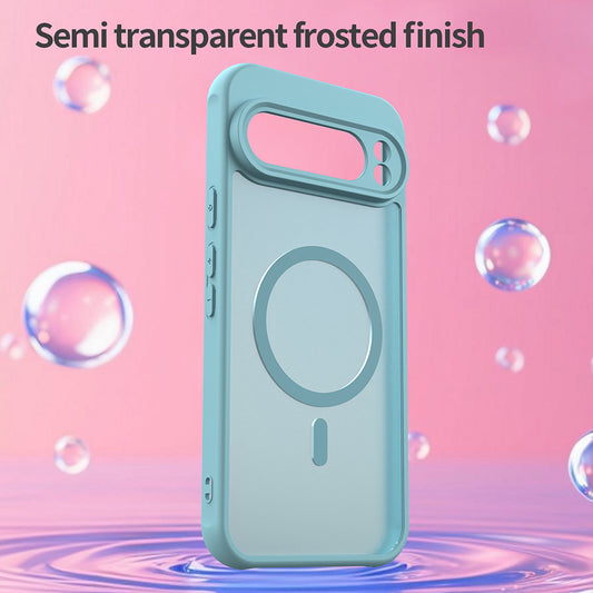 Husa MagSafe pentru Google Pixel 10 Pro, Techsuit, HaloFrost II, Verde Deschis