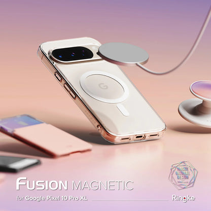 Husa MagSafe pentru Google Pixel 10 Pro XL, Ringke, Fusion, Transparenta
