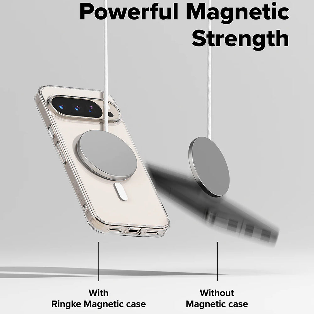 Husa MagSafe pentru Google Pixel 10 Pro XL, Ringke, Fusion, Transparenta