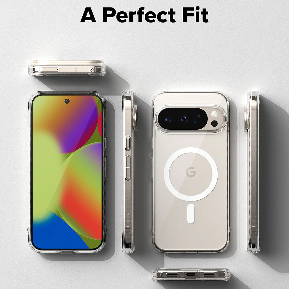 Husa MagSafe pentru Google Pixel 10 Pro XL, Ringke, Fusion, Transparenta