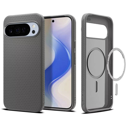 Husa MagSafe pentru Google Pixel 10 Pro XL, Spigen, Liquid Air, Gri ACS09720