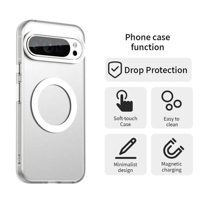 Husa MagSafe pentru Google Pixel 10 Pro XL, Techsuit, CandyCase, Alba