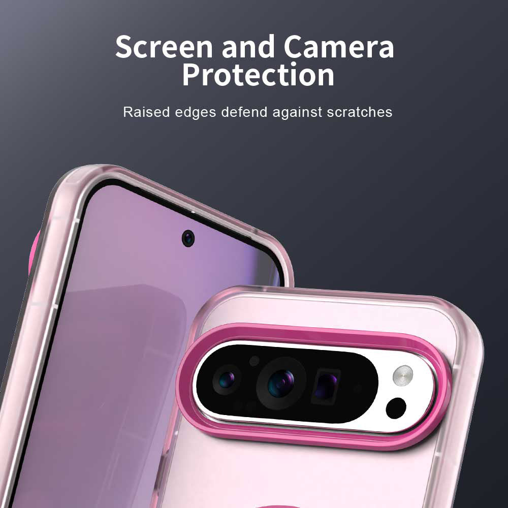 Husa MagSafe pentru Google Pixel 10 Pro XL, Techsuit, CandyCase, Roz