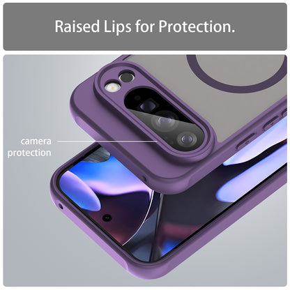 Husa MagSafe pentru Google Pixel 10 Pro XL, Techsuit, HaloFrost II, Mov