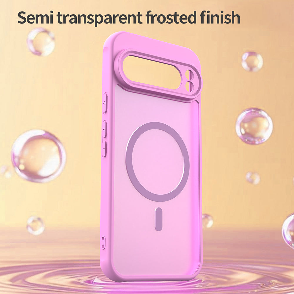 Husa MagSafe pentru Google Pixel 10 Pro XL, Techsuit, HaloFrost II, Roz
