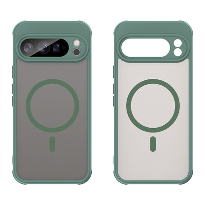 Husa MagSafe pentru Google Pixel 10 Pro XL, Techsuit, HaloFrost II, Verde