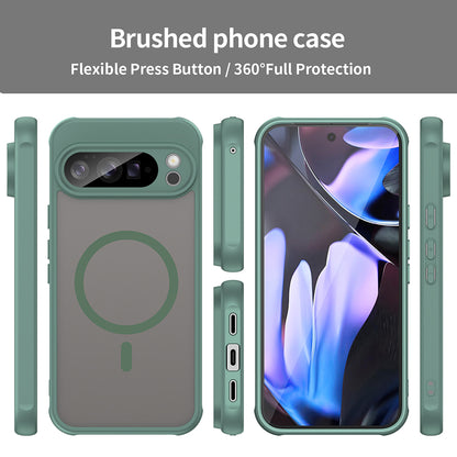 Husa MagSafe pentru Google Pixel 10 Pro XL, Techsuit, HaloFrost II, Verde