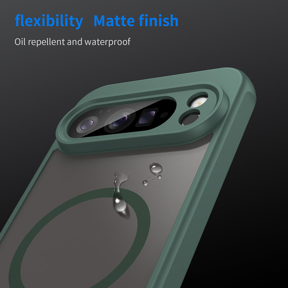 Husa MagSafe pentru Google Pixel 10 Pro XL, Techsuit, HaloFrost II, Verde