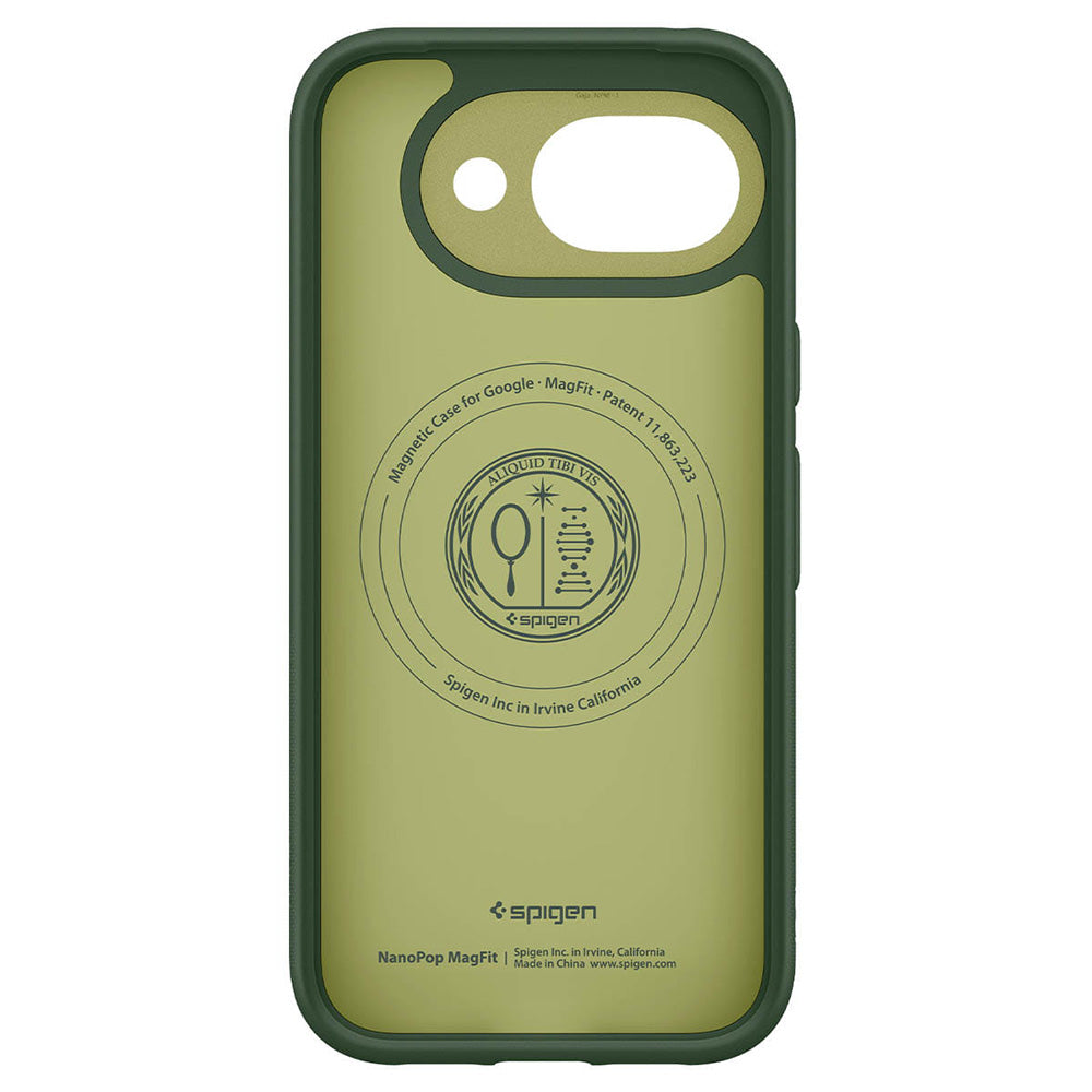 Husa MagSafe pentru Google Pixel 10a, Spigen, Caseology Nano Pop, Verde ACS11288