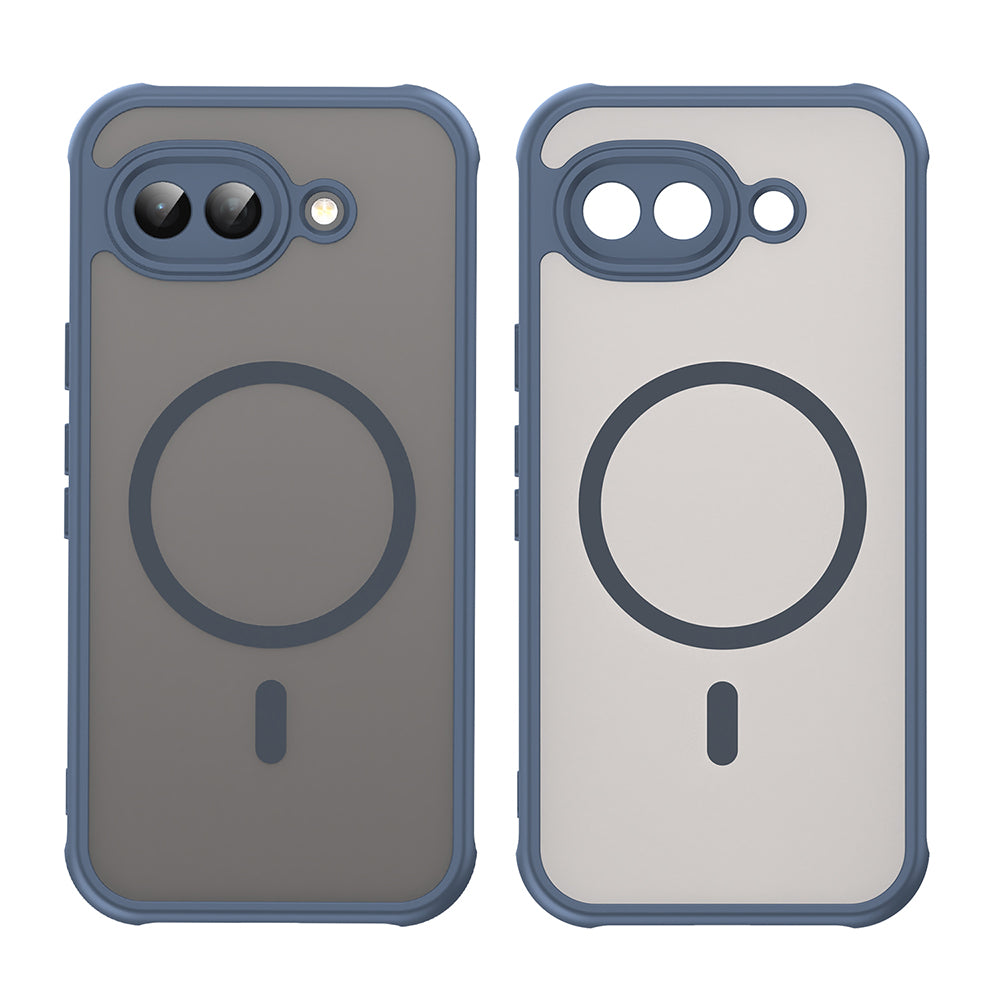 Husa MagSafe pentru Google Pixel 10a, Techsuit, HaloFrost II, Bleumarin