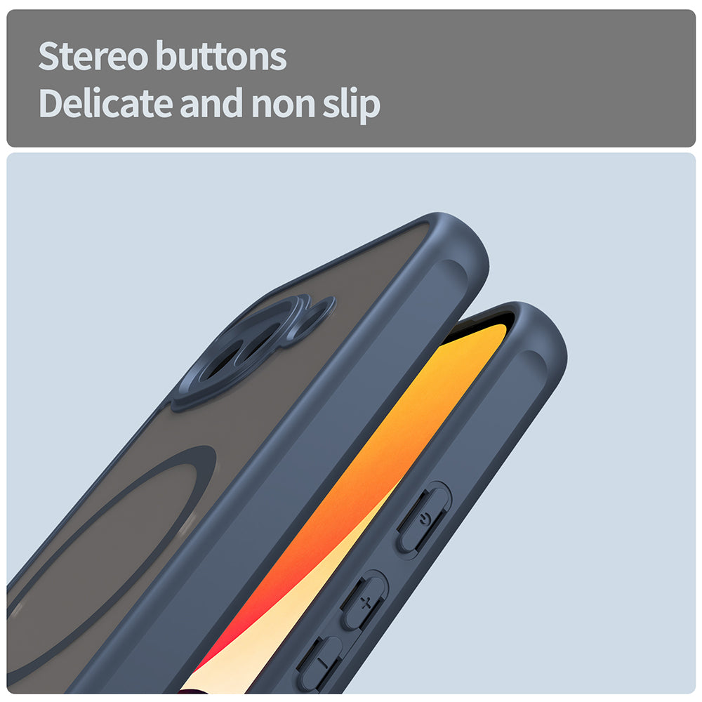 Husa MagSafe pentru Google Pixel 10a, Techsuit, HaloFrost II, Bleumarin