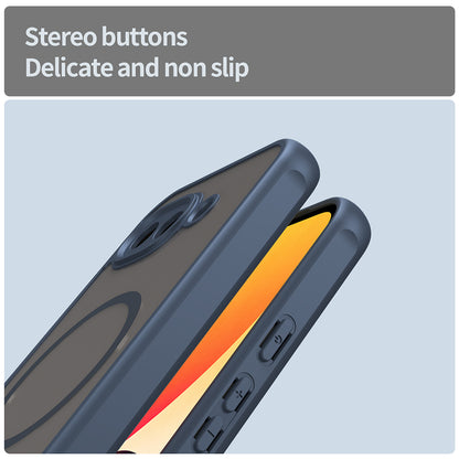 Husa MagSafe pentru Google Pixel 10a, Techsuit, HaloFrost II, Bleumarin