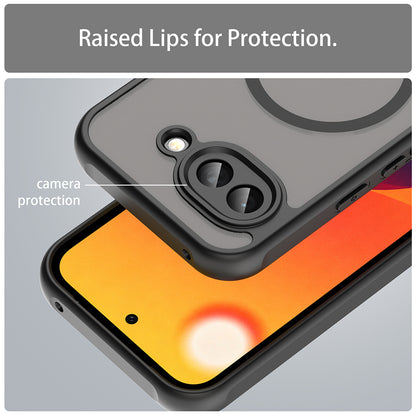 Husa MagSafe pentru Google Pixel 10a, Techsuit, HaloFrost II, Neagra