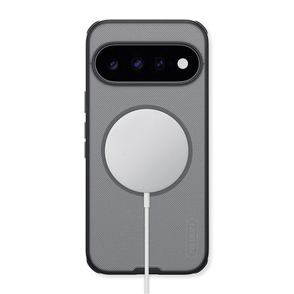 Husa MagSafe pentru Google Pixel 11, Nillkin, Super Shield Pro, Neagra Transparenta Satinata