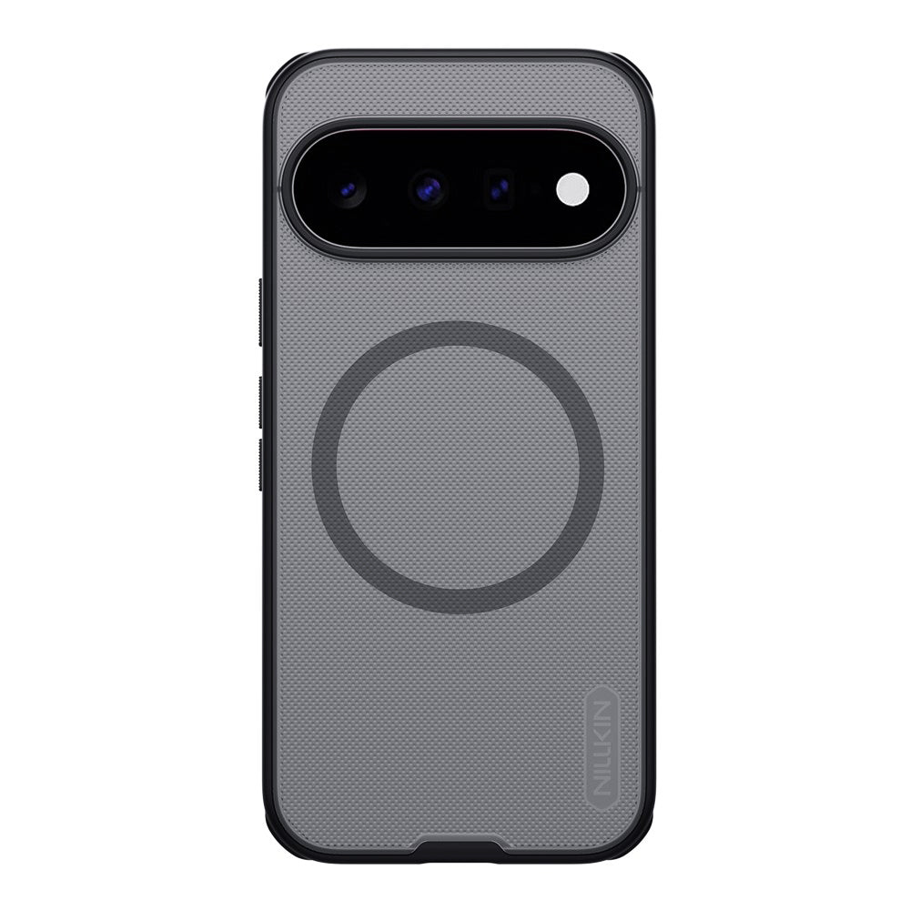 Husa MagSafe pentru Google Pixel 11, Nillkin, Super Shield Pro, Neagra Transparenta Satinata
