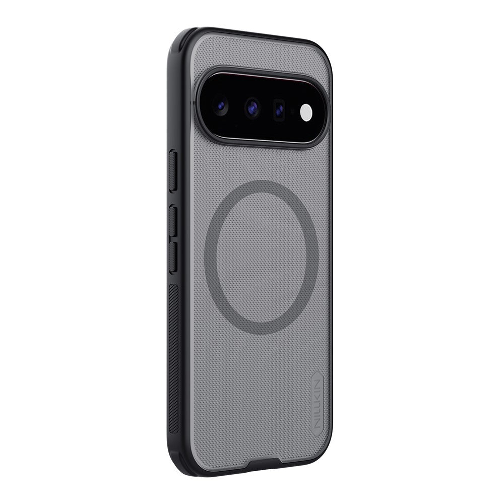 Husa MagSafe pentru Google Pixel 11, Nillkin, Super Shield Pro, Neagra Transparenta Satinata