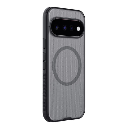 Husa MagSafe pentru Google Pixel 11, Nillkin, Super Shield Pro, Neagra Transparenta Satinata