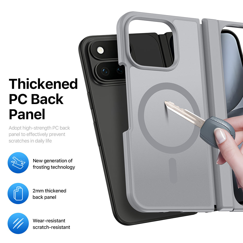 Husa MagSafe pentru Google Pixel 11 Pro Fold, DUX DUCIS, Yind, Roz Deschis