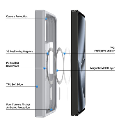 Husa MagSafe pentru Google Pixel 11 Pro Fold, DUX DUCIS, Yind, Roz Deschis