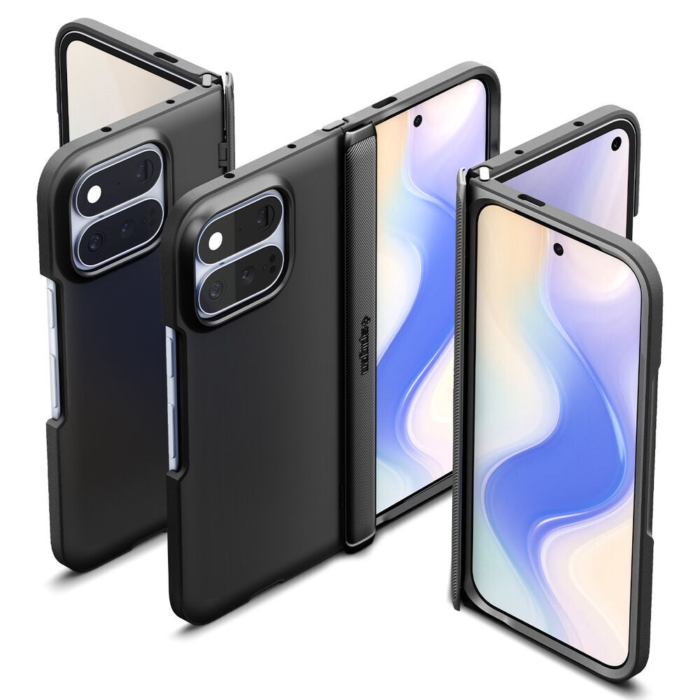Husa MagSafe pentru Google Pixel 11 Pro Fold, Spigen, Slim Armor Pro, Neagra ACS11458