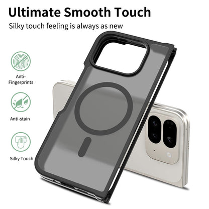 Husa MagSafe pentru Google Pixel 11 Pro Fold, Techsuit, PureFrost, Neagra Satinata