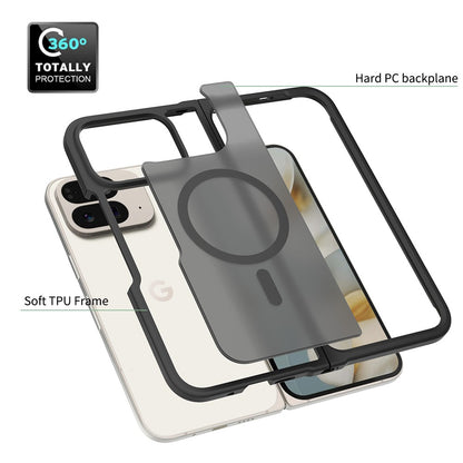Husa MagSafe pentru Google Pixel 11 Pro Fold, Techsuit, PureFrost, Neagra Satinata